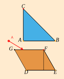 A (move) drag1 move